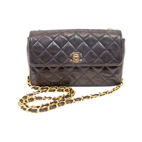 black chanel bag crossbody|chanel crossbody bag vintage.